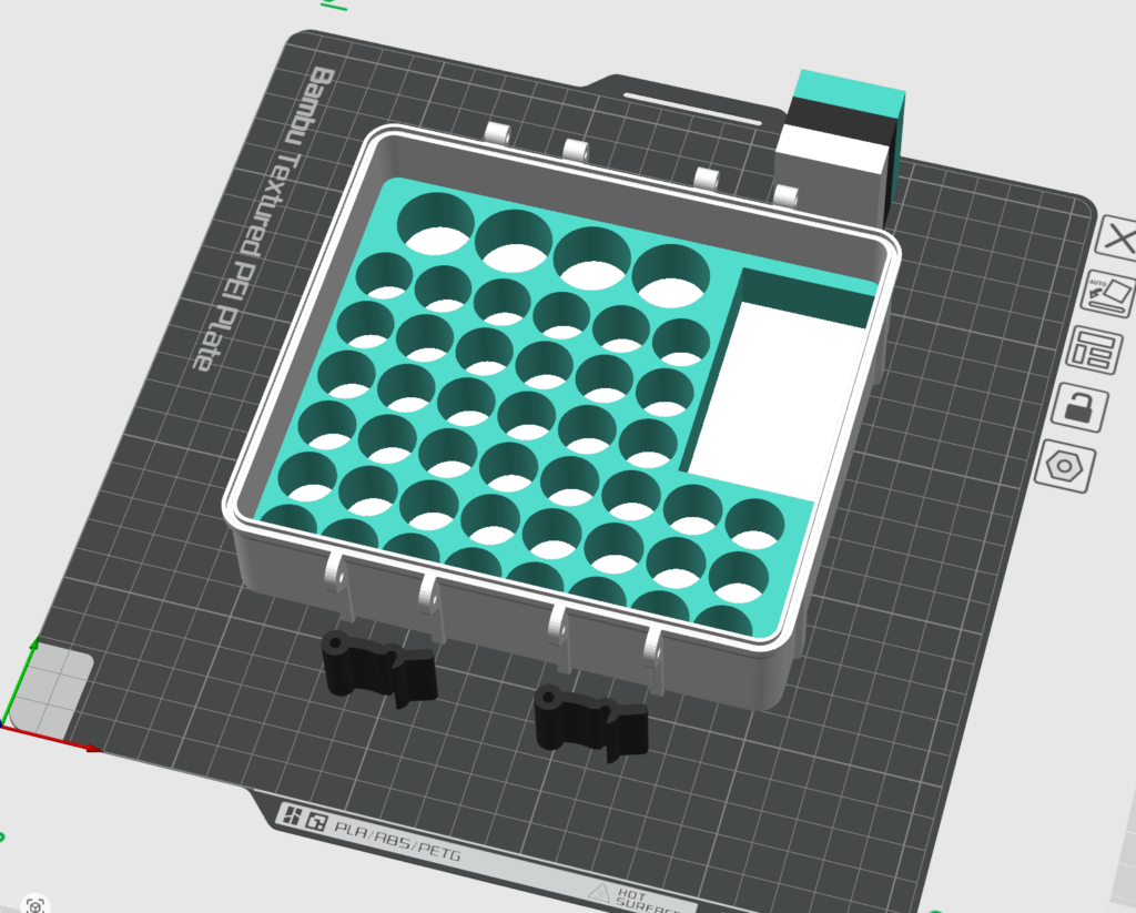 PEPTIDE CASES GREEN / WHITE